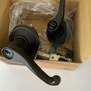 Schlage Lever Door Lock Keyed Cylinder Entry